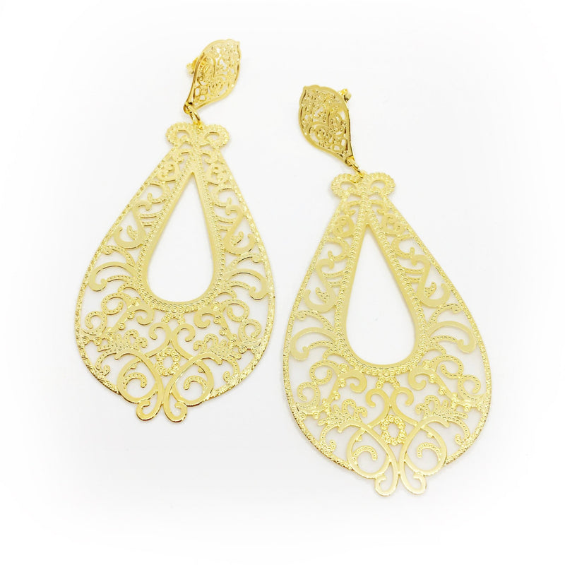 18KGL Dijon Drop Earrings - Donna Italiana ®