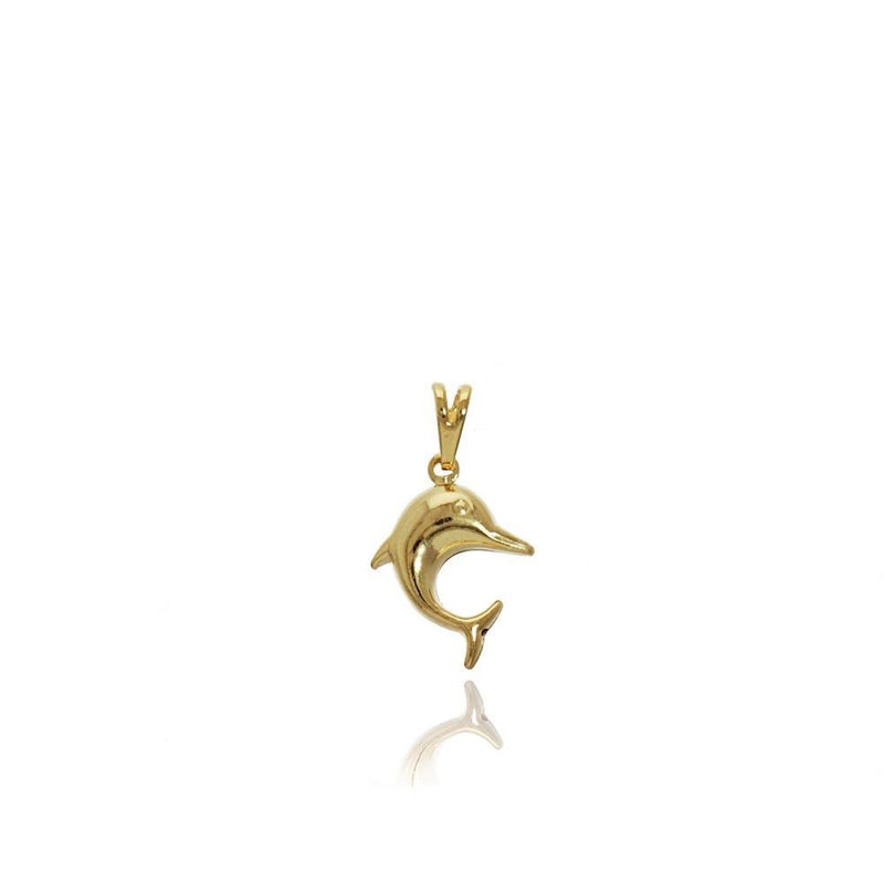 18KGL Dolphin Pendant - Donna Italiana ®