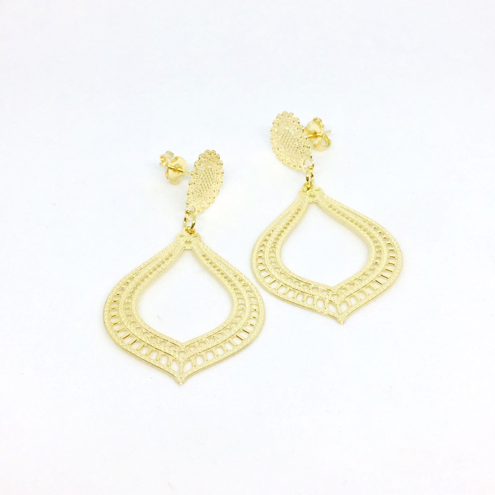 18KGL GOTA LIZ SMALL EARRINGS - Donna Italiana ®