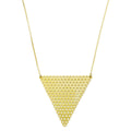18KGL Inverted Triangle Necklace - Donna Italiana ®