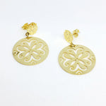 18KGL MANDALA CALAMA EARRINGS - Donna Italiana ®