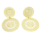 18KGL MANDALA RAIOS EARRINGS - Donna Italiana ®