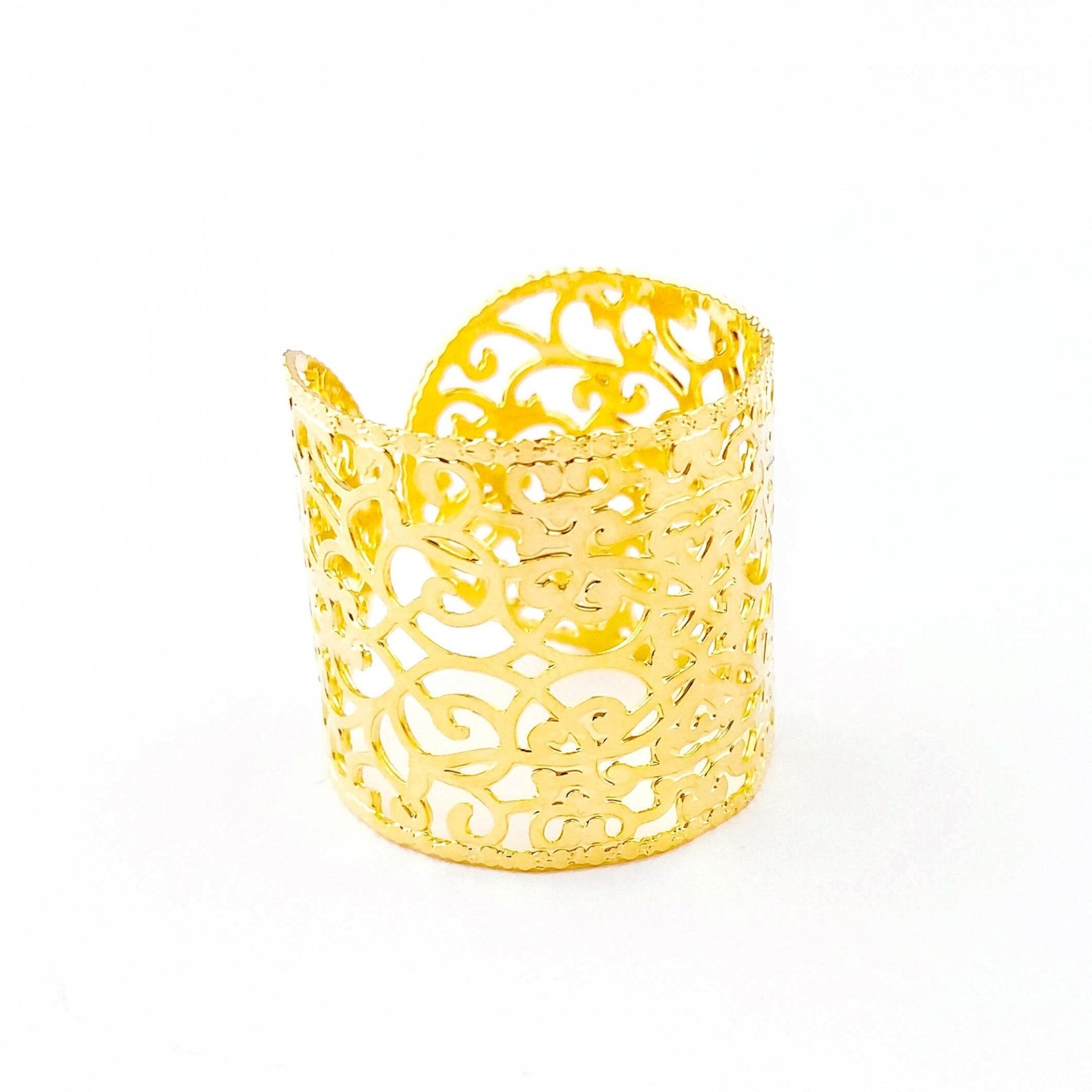 18KGL Plain Bossa Nova Ring - Donna Italiana ®