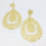 18KGL RAMOS DROP EARRINGS - Donna Italiana ®
