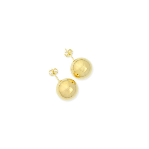 18kt GL Ball Earrings - Donna Italiana ®