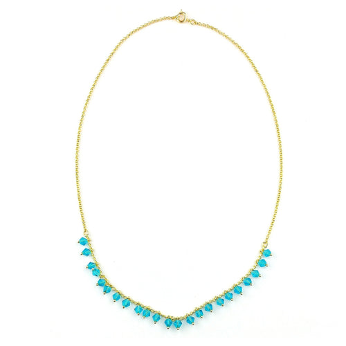 Aqua Beads Necklace - Donna Italiana ®