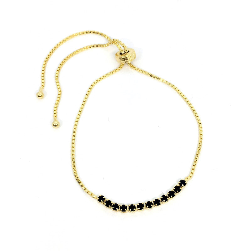 Black Cz Detail Bracelet - Donna Italiana ®