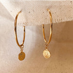 C Hoop with charm - Donna Italiana ®