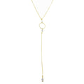 Circle Lariat Necklace - Donna Italiana ®