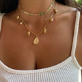 Colored zirconia necklace - Donna Italiana ®