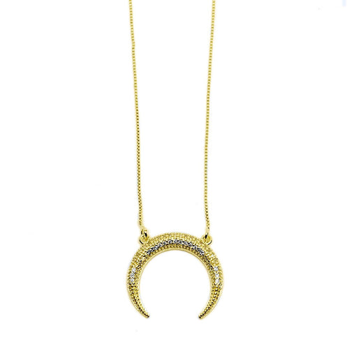 Crescent Moon Necklace - Donna Italiana ®