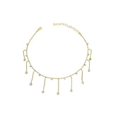 Crystal Drip Anklet - Donna Italiana ®