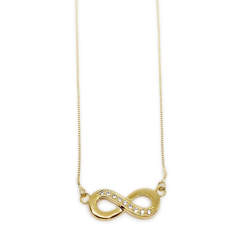 Cubic Zirconia Infinity Necklace - Donna Italiana ®
