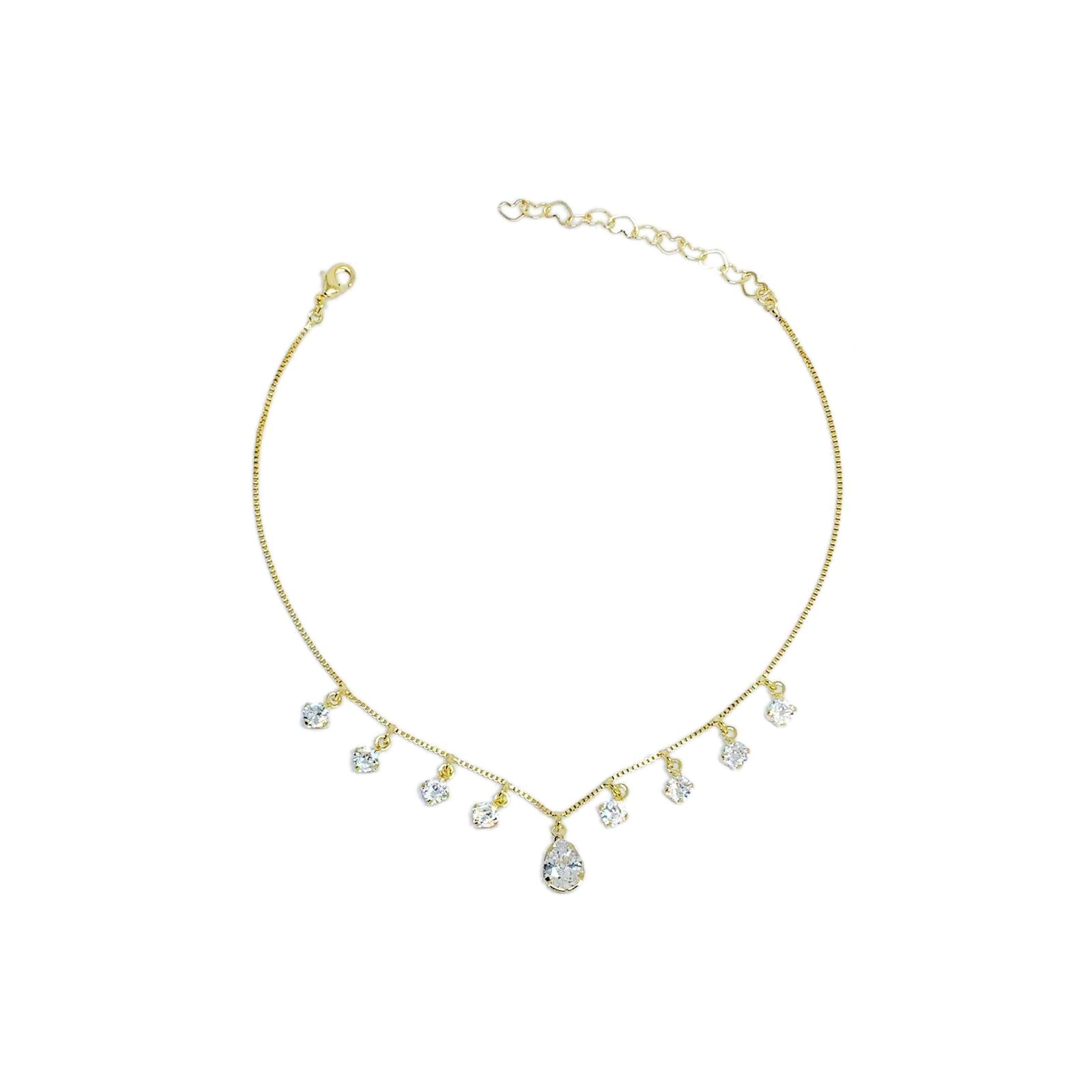 Daphne Crystal Anklet - Donna Italiana ®