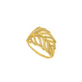 Dazzled Leaf Ring - Donna Italiana ®