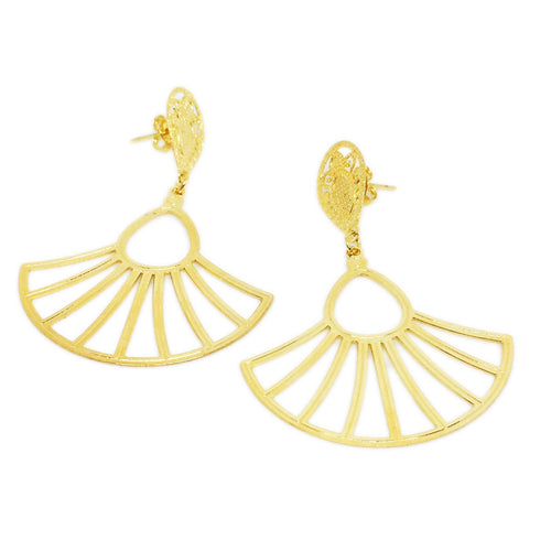 Drop Fan Earrings - Donna Italiana ®