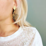 Drop Fan Earrings - Donna Italiana ®