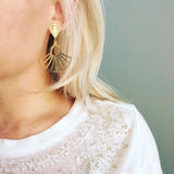 Drop Fan Earrings - Donna Italiana ®