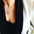 Exquisite Initial Letter Necklace - Donna Italiana ®