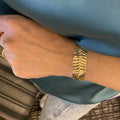 Fishbone Motif Bracelet - Donna Italiana ®