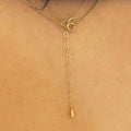 Love Me: 18k Gold Overlay Necklace