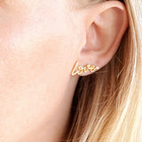 Love Stud Earrings