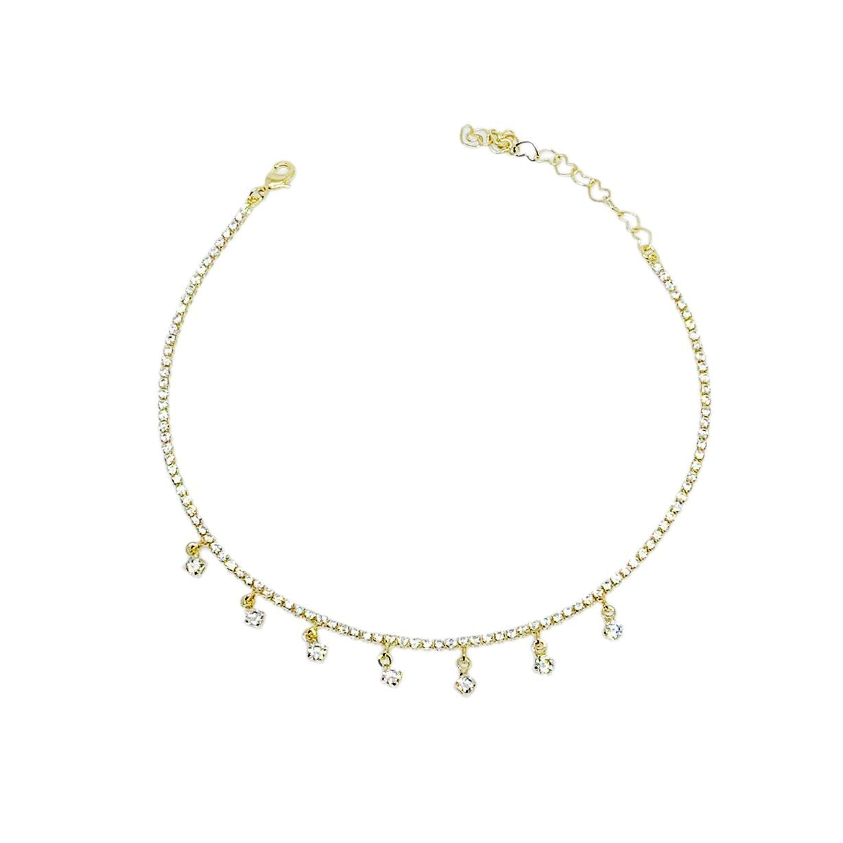 Lavinia Crystal Anklet - Donna Italiana ®