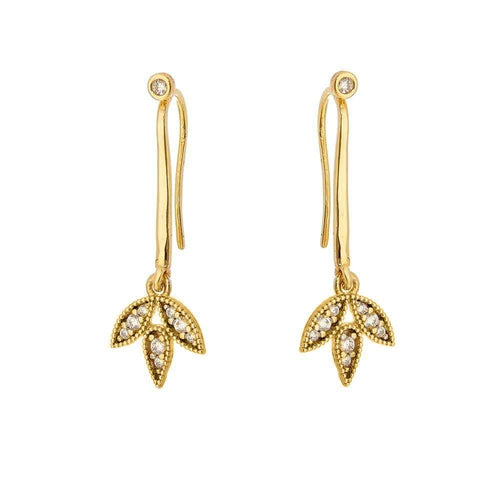 Leaf Dangling Earring - Donna Italiana ®