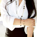 Noir Beaded Bracelet - Donna Italiana ®