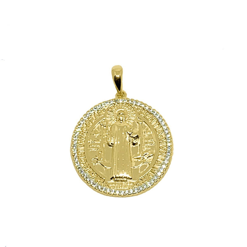Saint Benedict Coin Charm - Donna Italiana ®