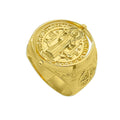 Saint Benedict Medal Flip Ring - Donna Italiana ®