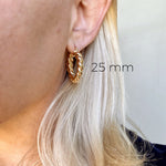 Twisted Chunky Hoop - Donna Italiana ®