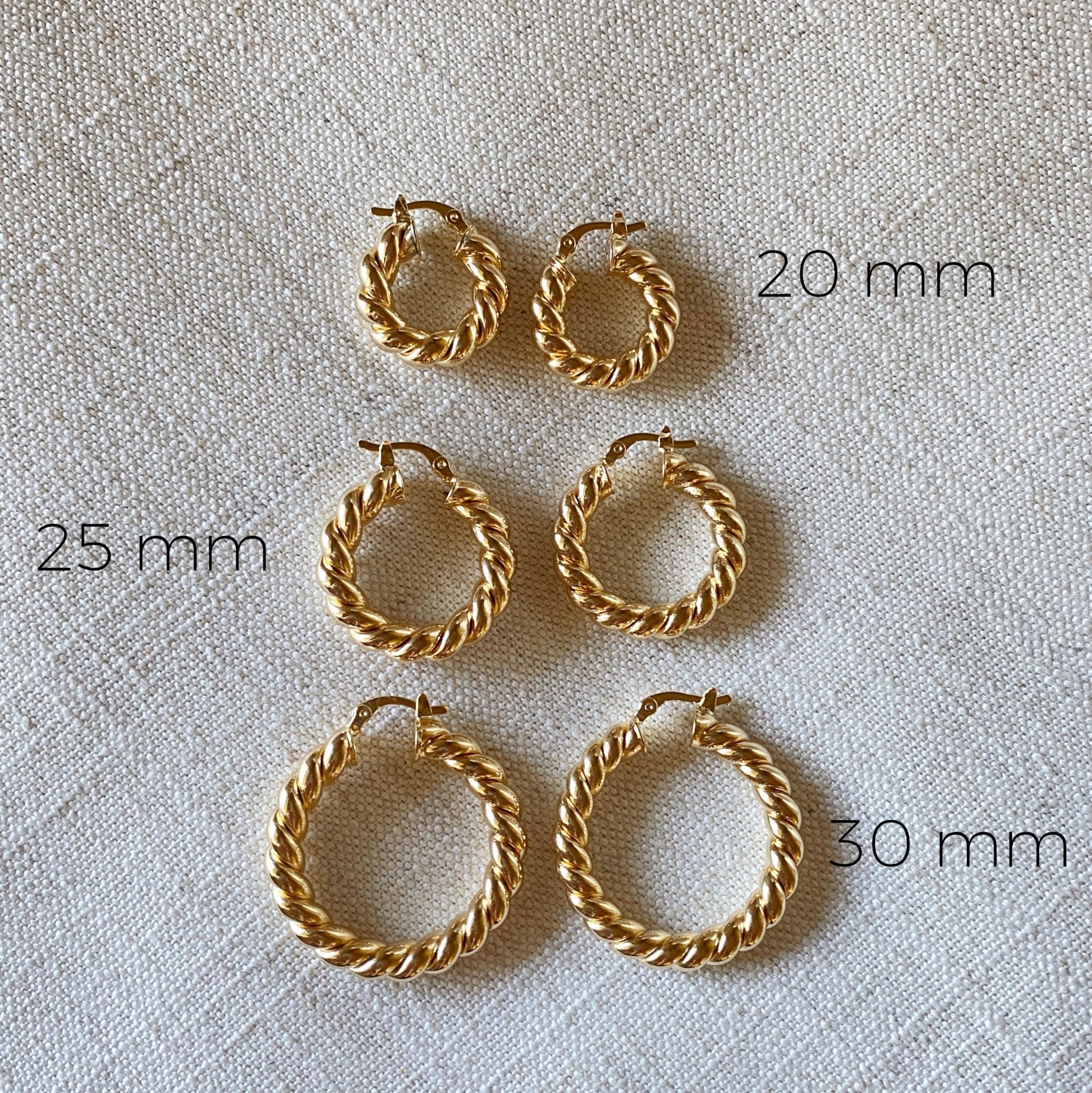 Twisted Chunky Hoop - Donna Italiana ®