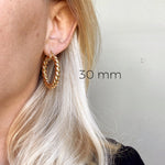 Twisted Chunky Hoop - Donna Italiana ®