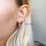 Twisted Chunky Hoop - Donna Italiana ®