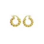 Twisted Chunky Hoop - Donna Italiana ®
