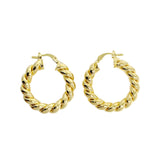Twisted Chunky Hoop - Donna Italiana ®