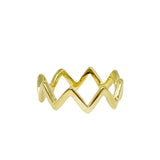 Zig Zag midi- ring - Donna Italiana ®