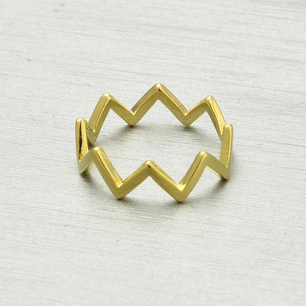 Zig Zag midi- ring - Donna Italiana ®